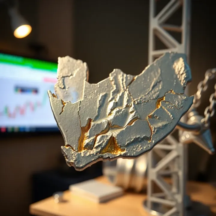 Map of South Africa highlighting silver mining regions and investment impact